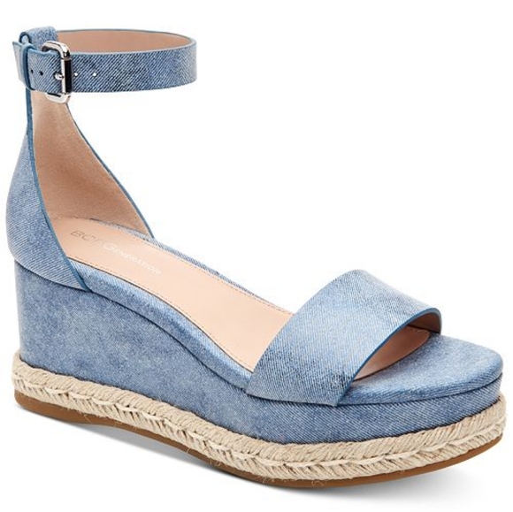 BCBGeneration Shoes - BCBG
Addie Espadrille Wedge Sandals Blue
9